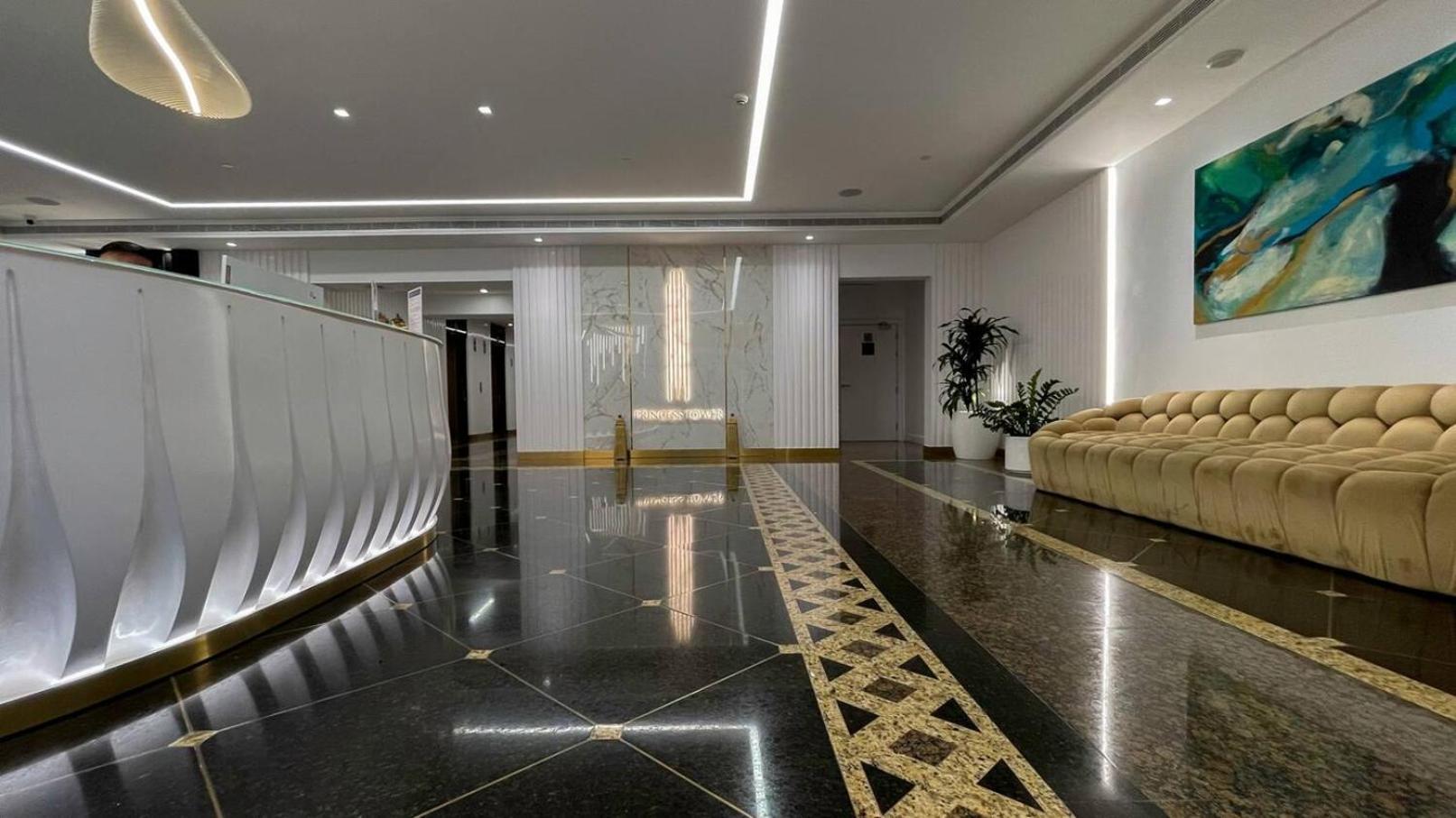 Sea & Palm View Elegant 1 Bedroom Apartment 迪拜 外观 照片