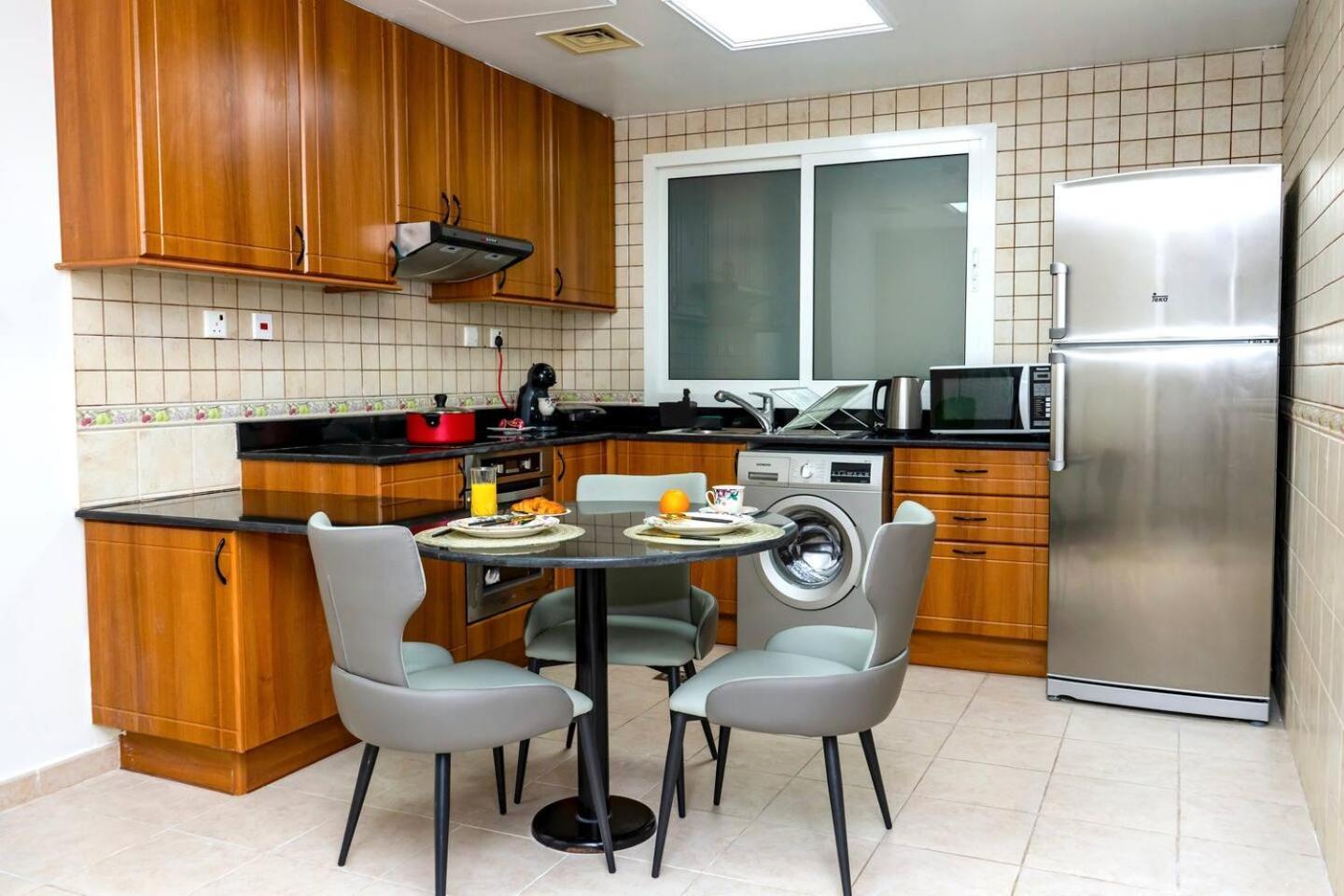 Sea & Palm View Elegant 1 Bedroom Apartment 迪拜 外观 照片