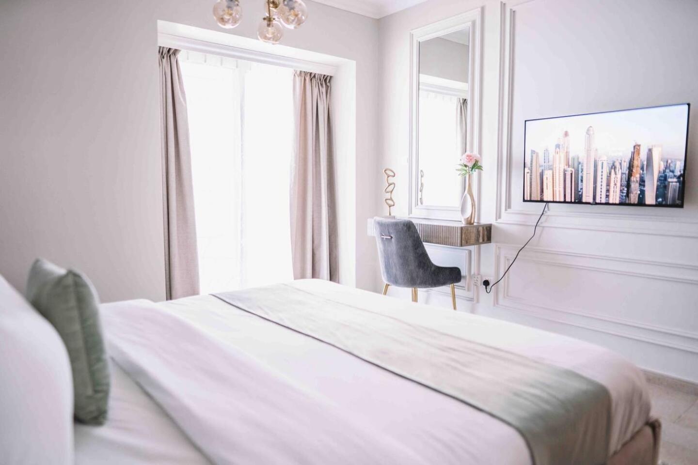 Sea & Palm View Elegant 1 Bedroom Apartment 迪拜 外观 照片