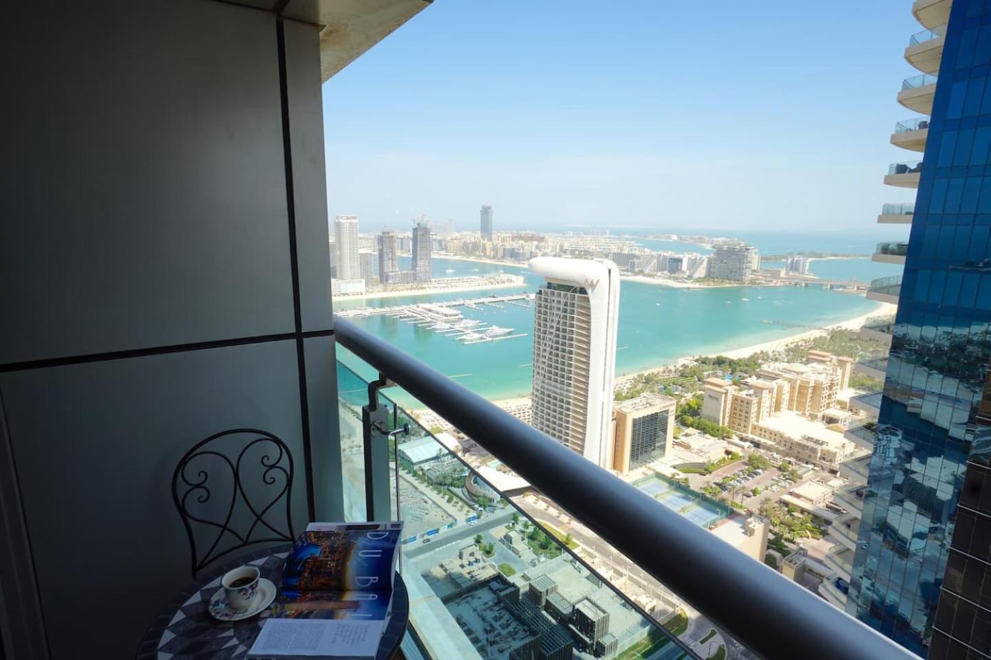 Sea & Palm View Elegant 1 Bedroom Apartment 迪拜 外观 照片